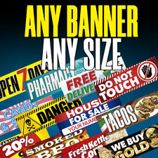 Any Banner any size 13oz vinyl - full color  - send us your design or your info picture