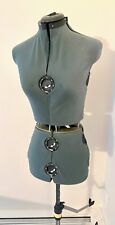 Vintage Dial Seamstress Tailor Adjustable Female Dress Form Mannequin On Stand picture