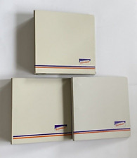 Vintage Federal Express Grey 3-Ring Binders with Pre-2000 Logo (Lot of 3) picture