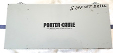 1980'S VINTAGE NEW IN CASE PORTER CABLE 7556 EHD 1/2 REVERSING RIGHT ANGLE DRILL picture