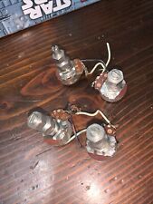 Lot Of 4 Vintage Linear Locking Potentiometers picture