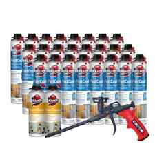 KrakenBond FastCoat Spray Foam Insulation 24 Pack + 2 Cleaners + Gun | 480 sqft picture