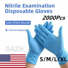2000Pcs Nitrile Exam Latex Free Glove 4 Mil disposable Medical Gloves S/M/L/XL picture