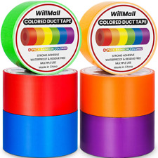 Colored Duct Tape Heavy Duty Waterproof - Strong No Residue, 2In X 60Ft Duct Tap picture
