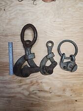 Vintage Klein And Sons  Wire Cable Puller Pulling Tools Lot Of 3 picture