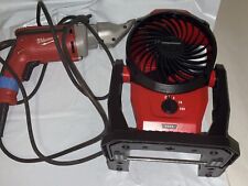 For Parts Lot Of 2 MILWAUKEE 6852-20 SHEAR And 0820-20 Mounting Fan picture