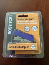 Vintage 1990s Stanley Bostitch Purple Mini Stapler 100CSP Standard Staples picture