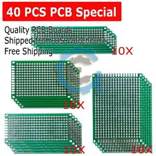 40 x FR-4 double side prototype PCB printed circuit board Of 1.6mm Thickness picture