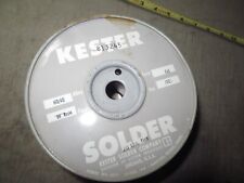Vintage KESTER 20 Lbs Wire SOLDER 60/40 Alloy 88 resin flux 66 core Dia.  .081 picture