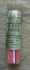 Vintage Litmus Test Paper Strips Congo RED Fisher Scientific 14-861 Glass 100 picture