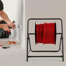 Cable Reel Caddy Cable Holder Stand Wire Foldable Wires Pulling Dispenser Tool picture