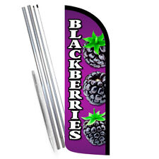 Blackberries Premium Windless Feather Flag Bundle (Complete Kit) OR Optional Rep picture