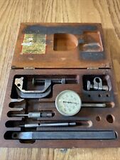 Vintage Lufkin Rule Dial Test Indicator Run-Out Gauge Set No. 299 Made In USA picture