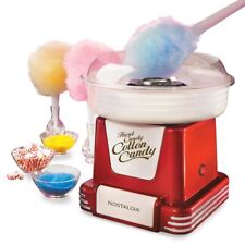 Nostalgia Vintage Cotton Candy Machine, Hard Candy/Floss Sugar Maker, Retro Red picture