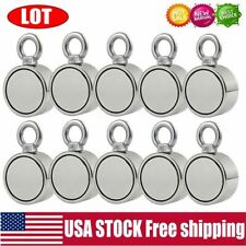 1/2/5/10PCS 500LBS Fishing Magnet Kit Strong Neodymium Pull Force Treasure Hunt picture