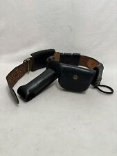 Alamo Vintage Leather Police Tactical Belt  With Accessories Size 32 picture